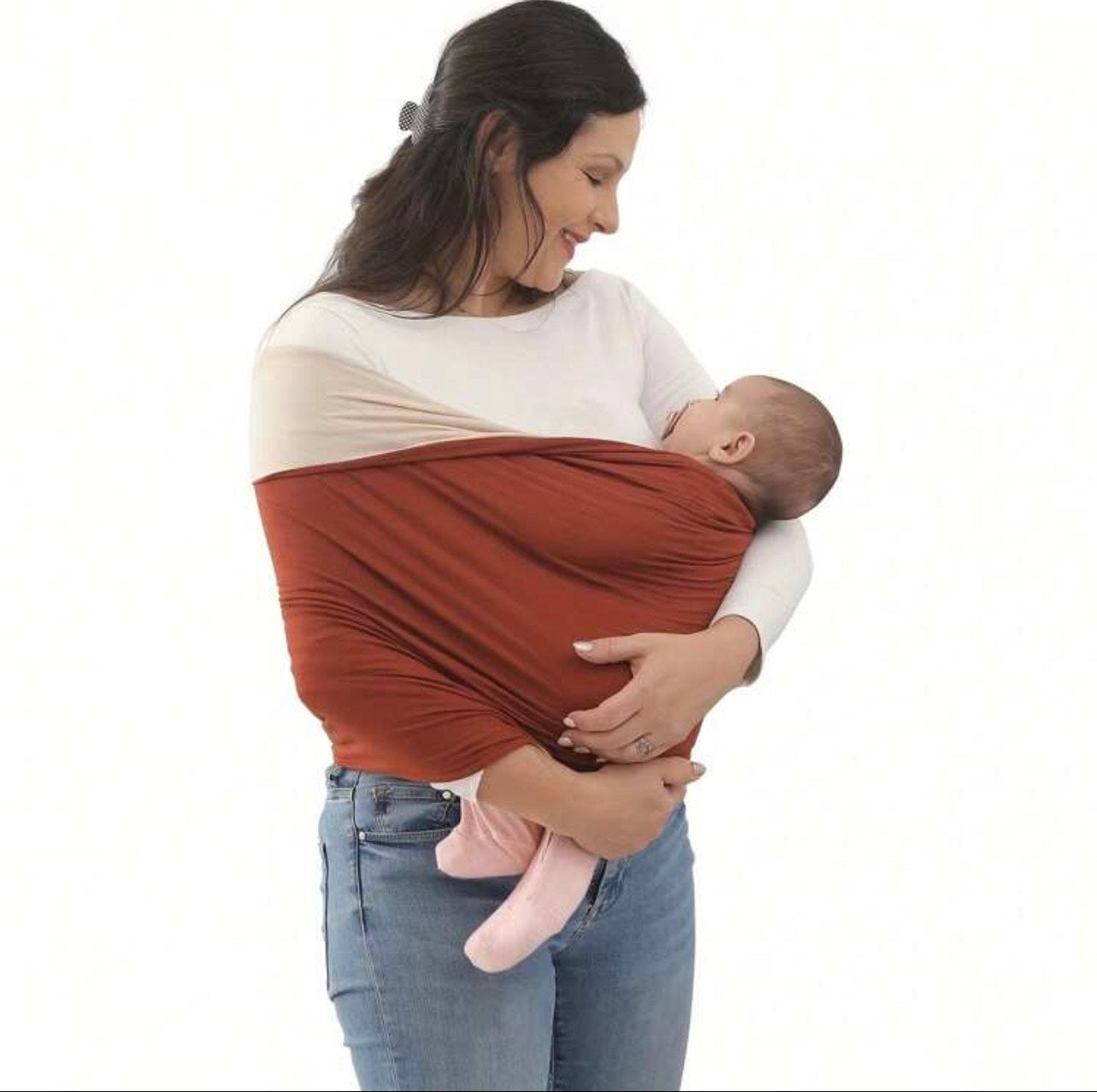 porte bébé BreathBabyBag™- Mauve Lavande - Bambin Calin