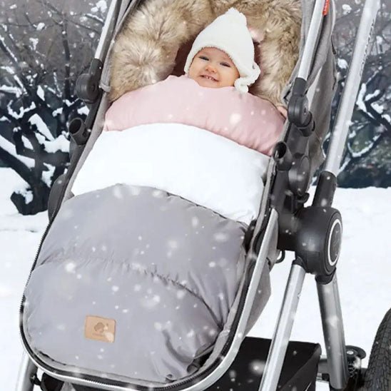 Chancelière Poussette - BabySnow - Rose - Bambin calin