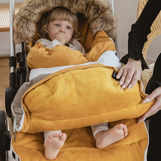 Chancelière Poussette - BabySnow - Rose - Bambin calin