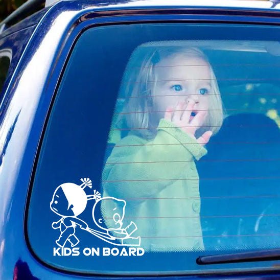 Bébé à Bord - BabyCare™ - Autocollant - Bambin calin