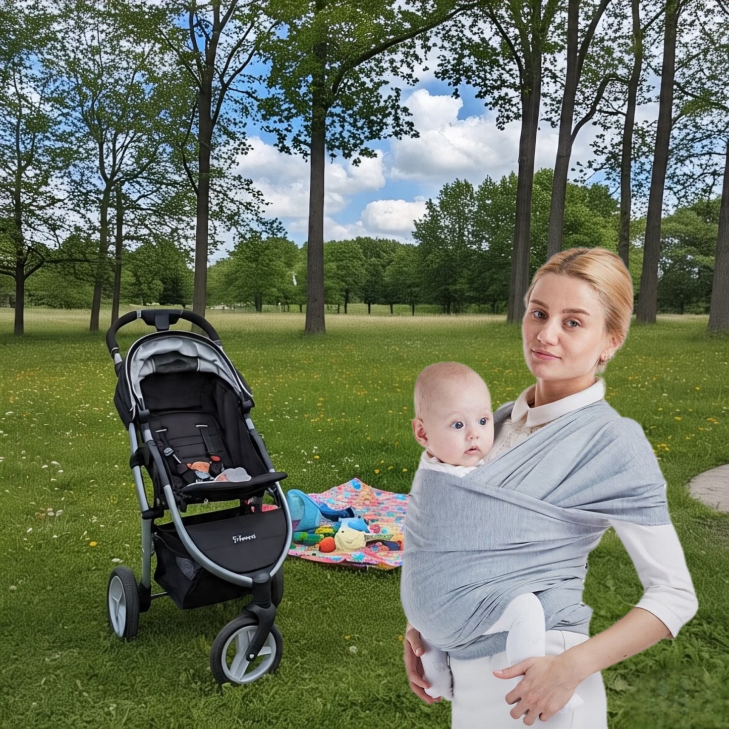 porte bĂ©bĂ© BreathBabyBagâą- Mauve Lavande - Bambin Calin