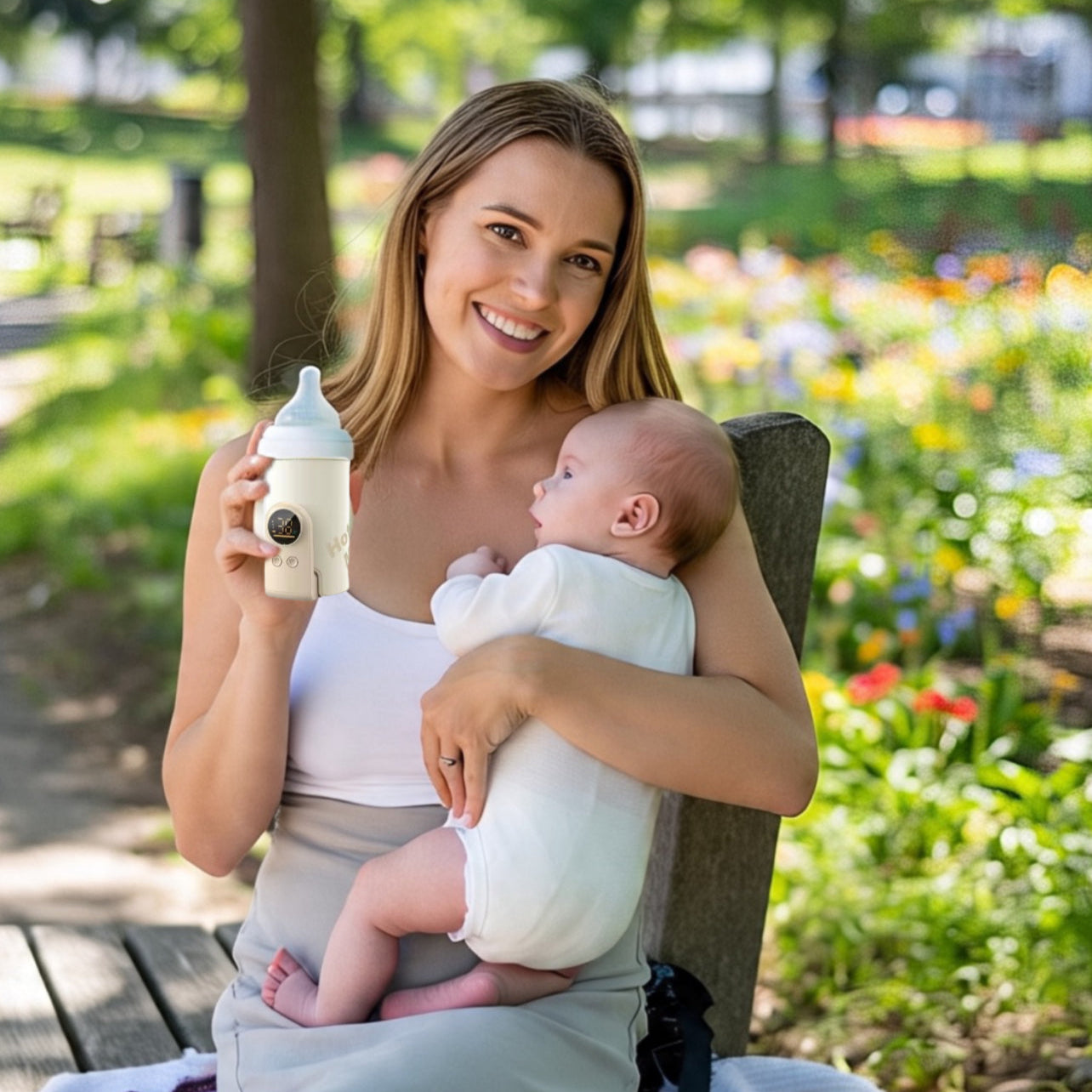 porte bébé  BreathBabyBag™- Mauve Lavande - Bambin Calin