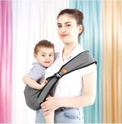 Porte bébé - BabyCare™ - Gris - Bambin calin
