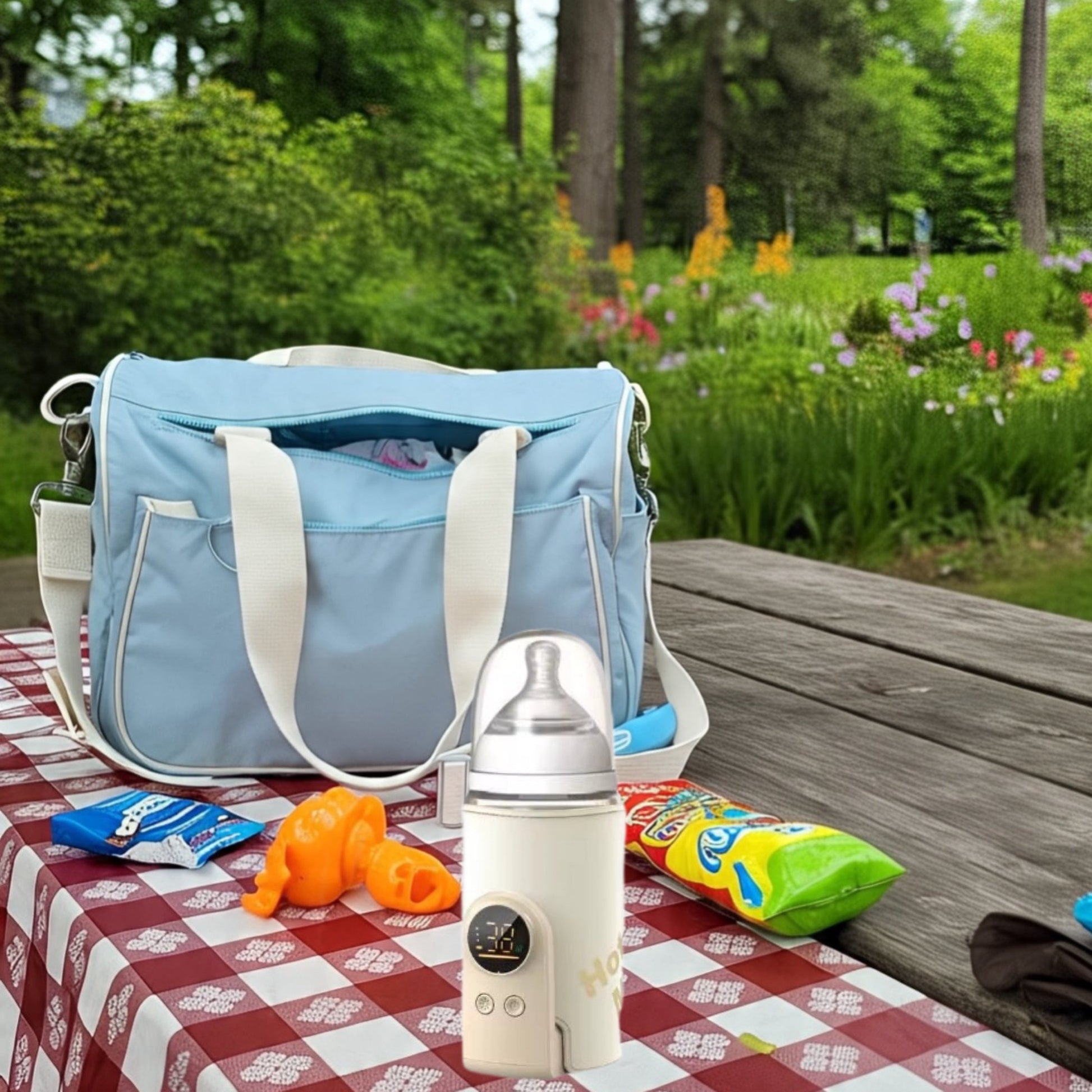 porte bébé  BreathBabyBag™- Mauve Lavande - Bambin Calin