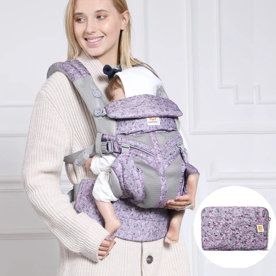 Porte Bebe - BreathBabyBag™ - Mauve Lavande - Bambin calin