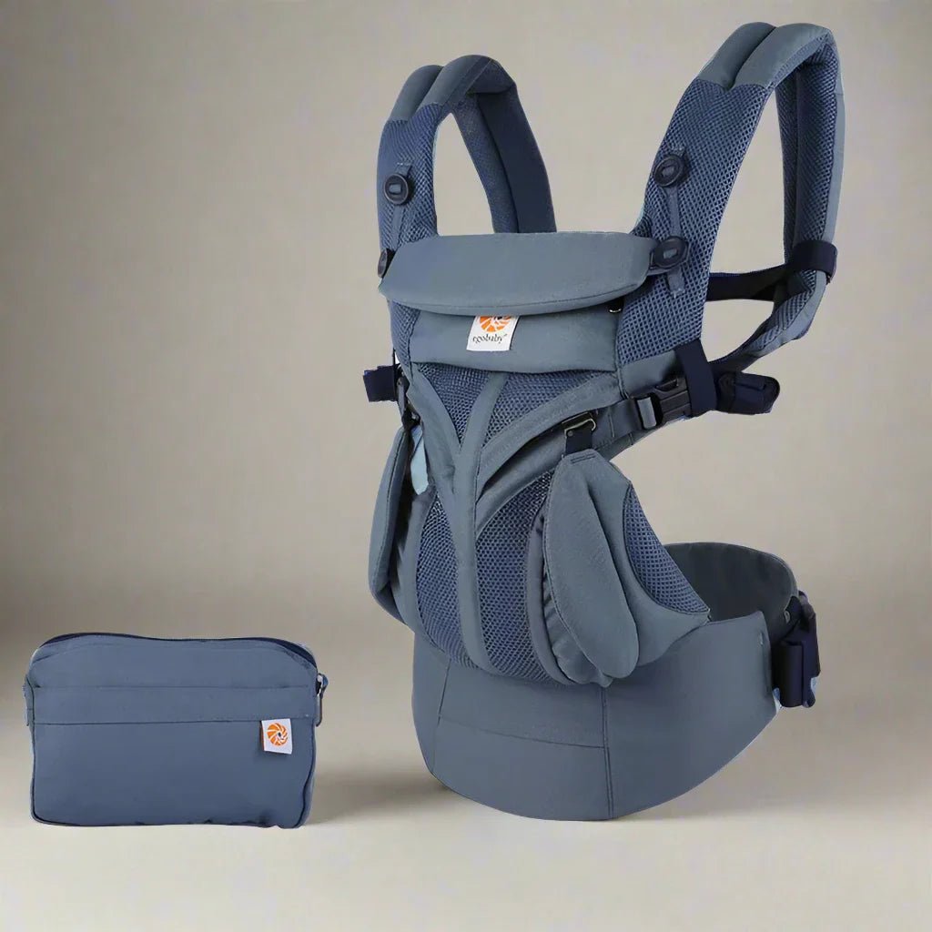 Porte Bebe - BreathBabyBag™ - Bleu Marine - Bambin calin