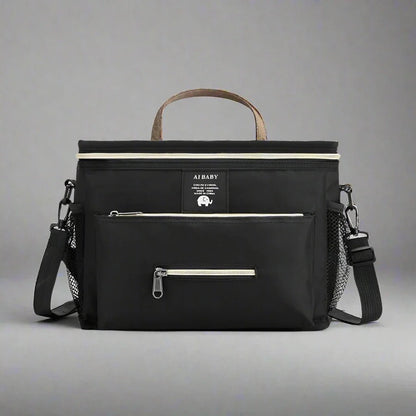 Sac à Langer à Dos - BabyTravel™ - Noir - Bambin calin