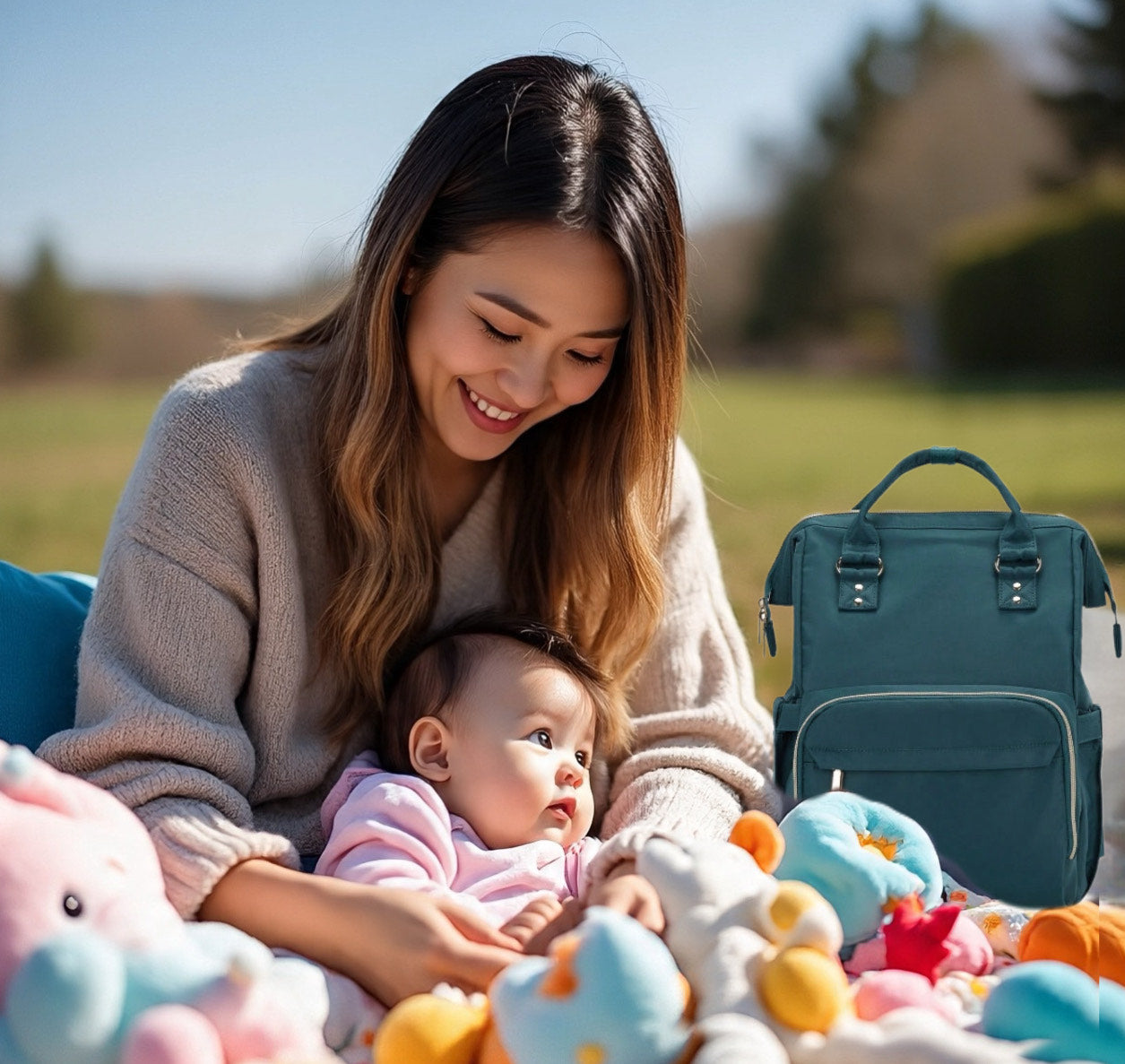 porte bébé  BreathBabyBag™- Mauve Lavande - Bambin Calin