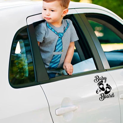 Bébé à Bord - Autocollant Noire - Bambin calin