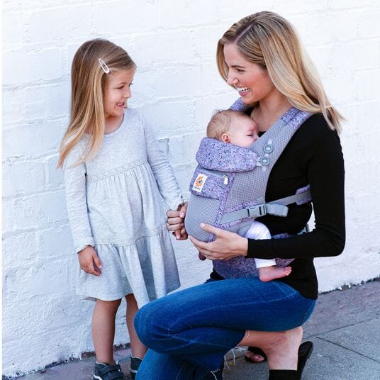 Porte Bebe - BreathBabyBag™ - Mauve Lavande - Bambin calin