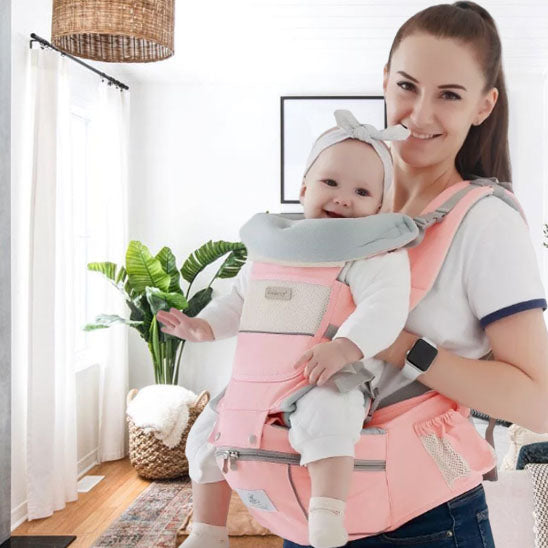 porte bébé  BreathBabyBag™- Mauve Lavande - Bambin Calin