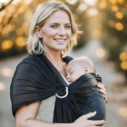 porte bébé  BreathBabyBag™- Mauve Lavande - Bambin Calin
