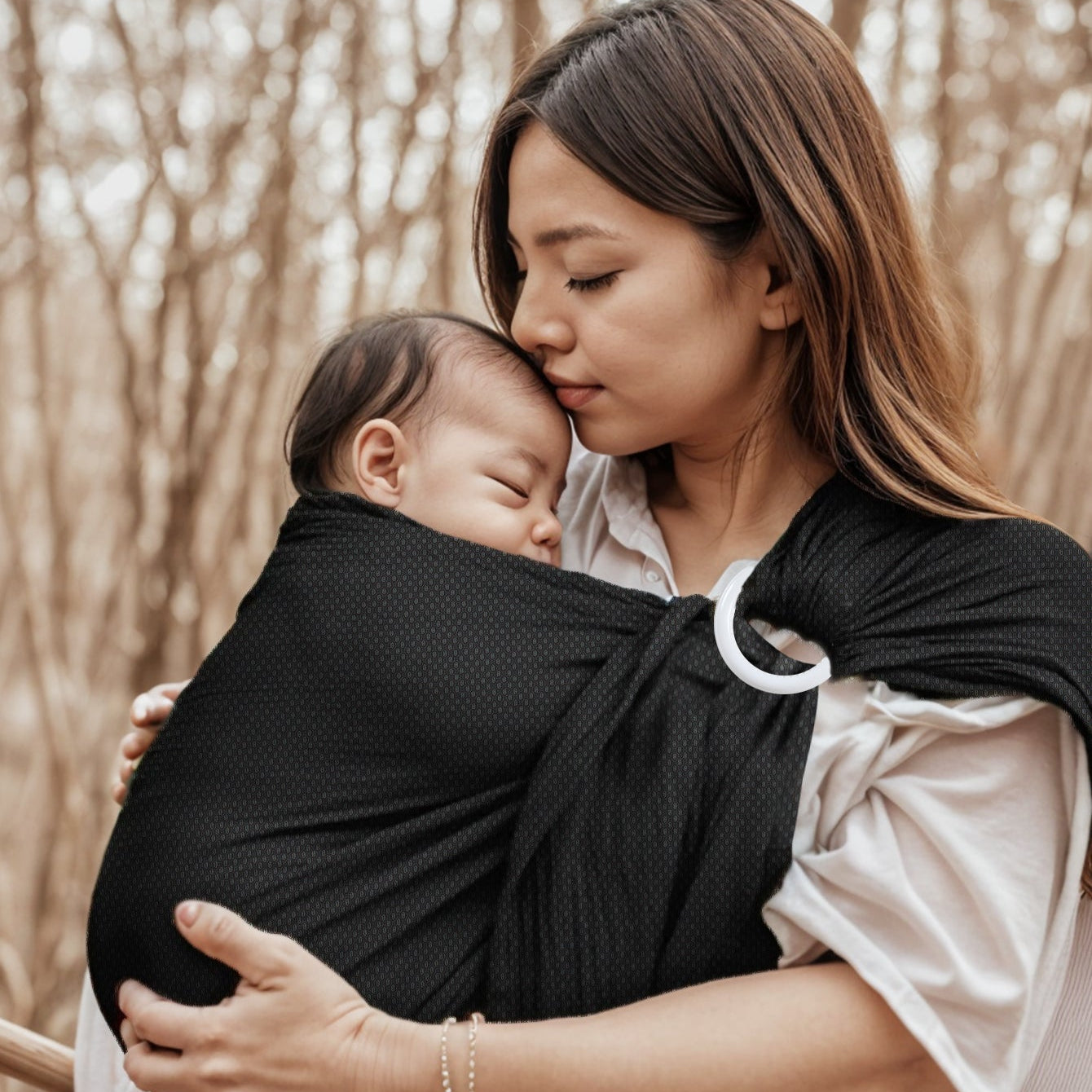 porte bébé  BreathBabyBag™- Mauve Lavande - Bambin Calin