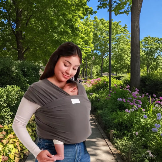 porte bébé  BreathBabyBag™- Mauve Lavande - Bambin Calin