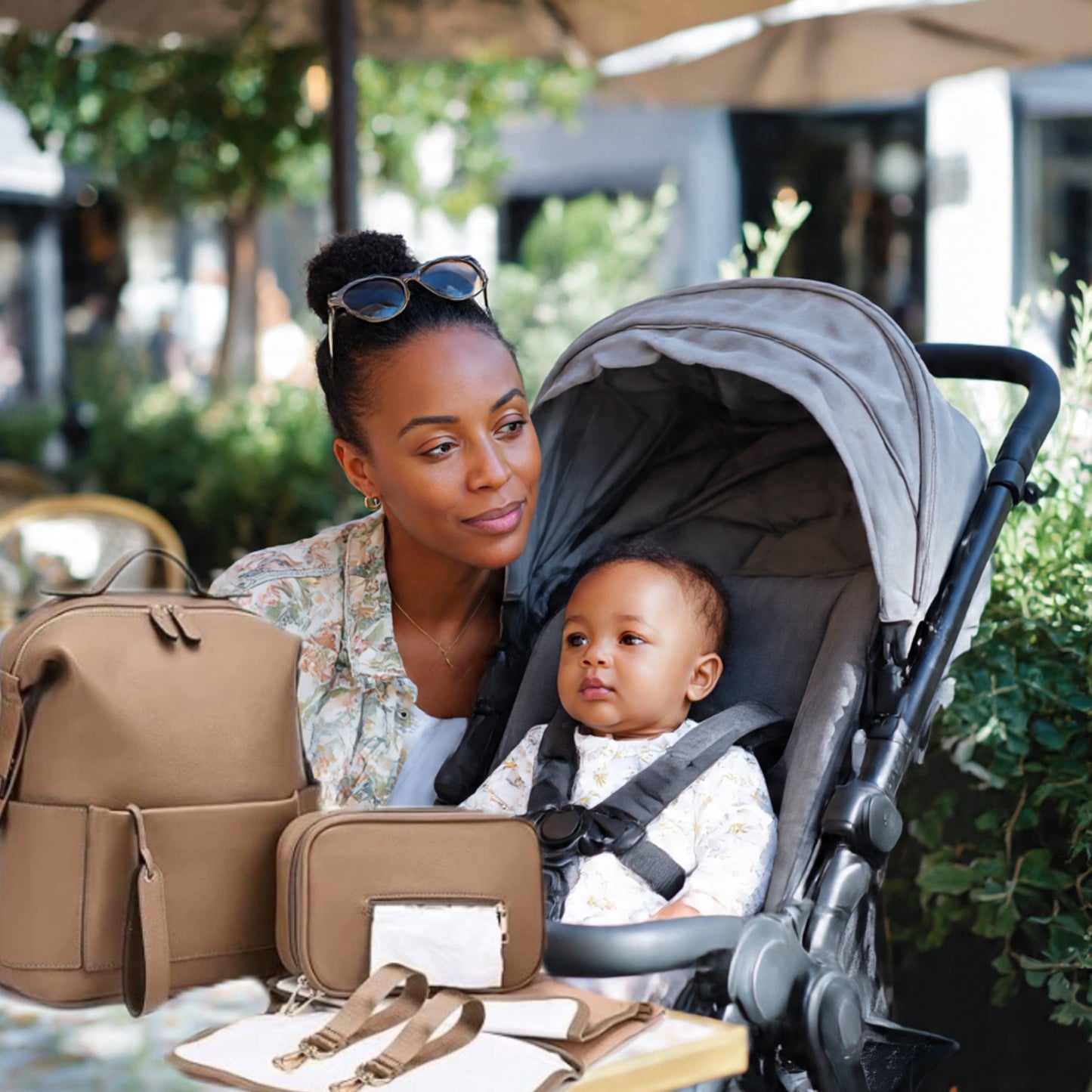 porte bébé  BreathBabyBag™- Mauve Lavande - Bambin Calin