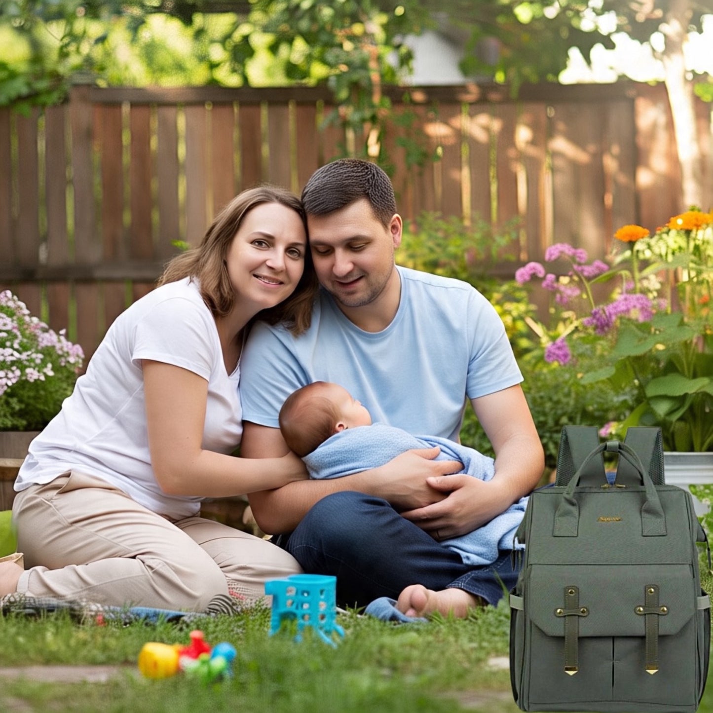 porte bébé  BreathBabyBag™- Mauve Lavande - Bambin Calin