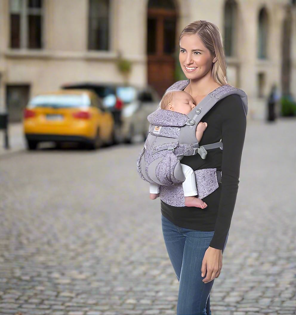 Porte Bebe - BreathBabyBag™ - Mauve Lavande - Bambin calin